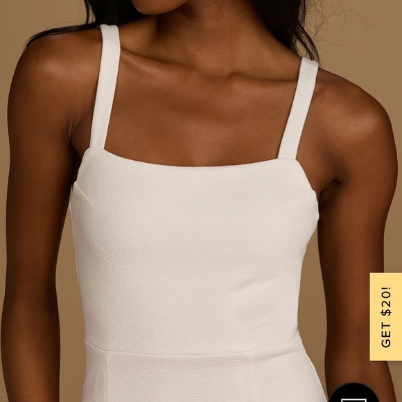 White Bodycon Midi - WORN ONCE - Picture 2 of 5